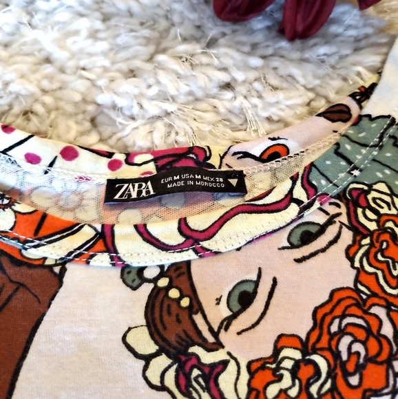 Zara Graphic Cropped Tee | cactus and lady… - Picture 4 of 5